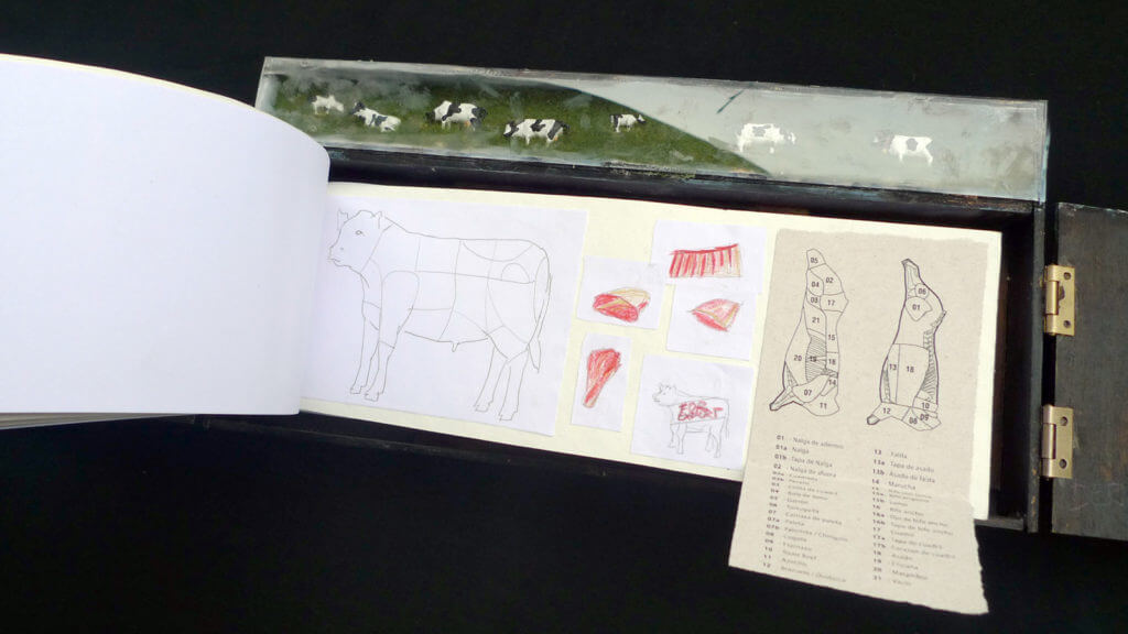 las vaquitas son ajenas - libro de artista - cows belong to someone else - artist’s book - paulo meconi