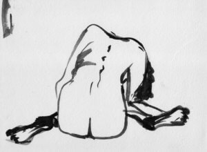 dibujo en tinta sobre papel - ink drawing on paper - paulo meconi