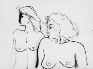 dibujo en tinta sobre papel - ink drawing on paper - paulo meconi