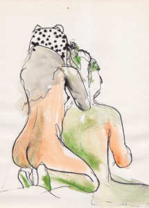 dibujo en tinta sobre papel - ink drawing on paper - paulo meconi