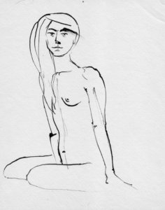 dibujo en tinta sobre papel - ink drawing on paper - paulo meconi