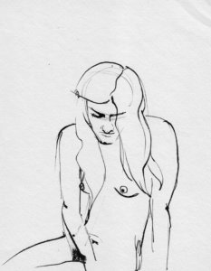 dibujo en tinta sobre papel - ink drawing on paper - paulo meconi