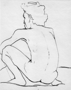 dibujo en tinta sobre papel - ink drawing on paper - paulo meconi