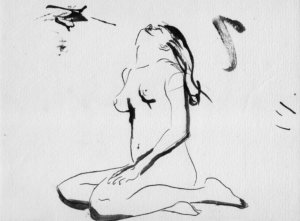 dibujo en tinta sobre papel - ink drawing on paper - paulo meconi