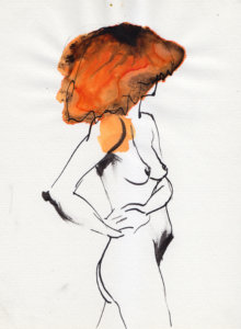 dibujo en tinta sobre papel - ink drawing on paper - paulo meconi