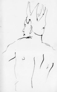 dibujo en tinta sobre papel - ink drawing on paper - paulo meconi