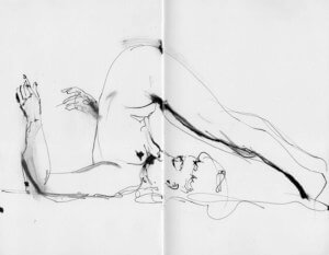 dibujo en tinta sobre papel - ink drawing on paper - paulo meconi