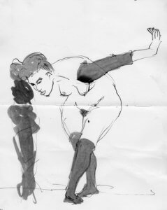 dibujo en tinta sobre papel - ink drawing on paper - paulo meconi