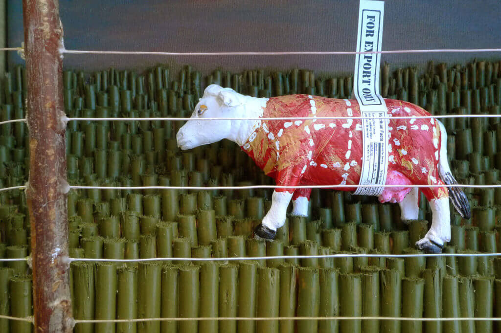 las vaquitas son ajenas - diorama - cows belong to someone else - diorama - paulo meconi